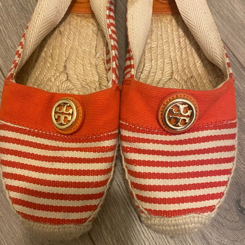 Tory Burch Flat Slip On Beacher Espadrilles